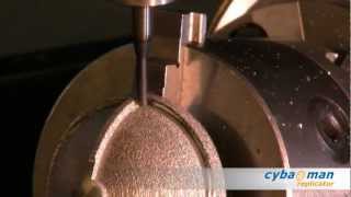 Cybaman 6 Axes - Hypermill finish machining of a Titanium Hip with ARCAM EBM