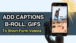Create Viral Captions, BRoll, + Gifs for Shortform Videos: Submagic Review 2024