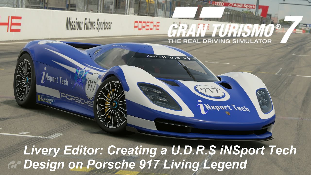 Gran Turismo 7: Livery Editor - Creating a U.D.R.S iNSport Tech