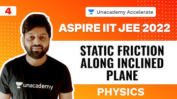 Static Friction Along Inclined Plane | Physics | Aspire IIT-JEE2022 | Kailash Sharma | Unacademy