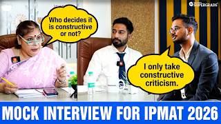 Mock Interview for IPMAT 2026 🔥| IPMAT 2026 Interview Strategy &amp; Tips | IPMAT Interview Prep Tips