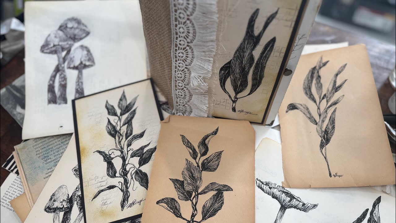 Наброски и последний выпуск дневника пролистываются.