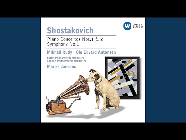 Chostakovitch - Concerto pour piano n°2: 2è mvt : M.Rudy / Orch Philh Londres / M.Jansons