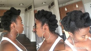 Easy & Quick Roll Tuck and Pin| Protective Style # 2/100| Natural Hair: Growth Journey