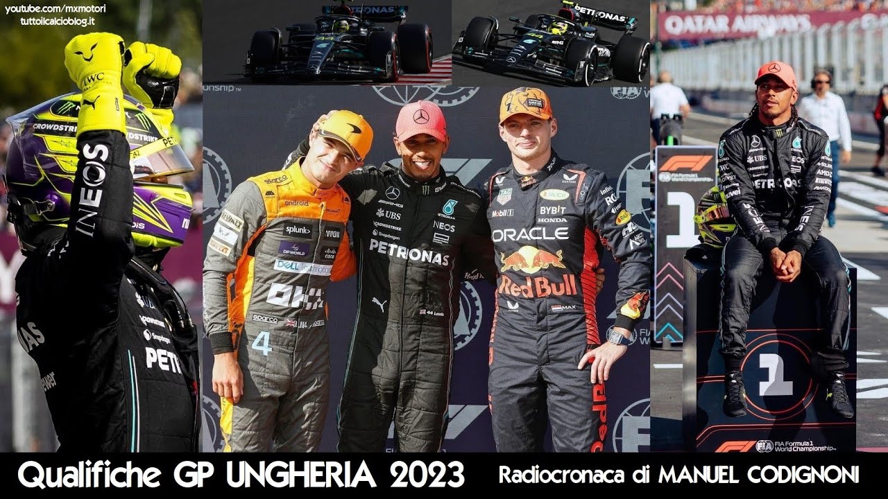 Qualifiche Gp UNGHERIA 2023 - Radiocronaca di Manuel Codignoni - POLE ...