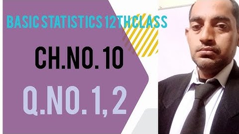 Basic statistics for the 2nd year..// Normal Distribution. // Chapter no. 10. // Q. No. 1