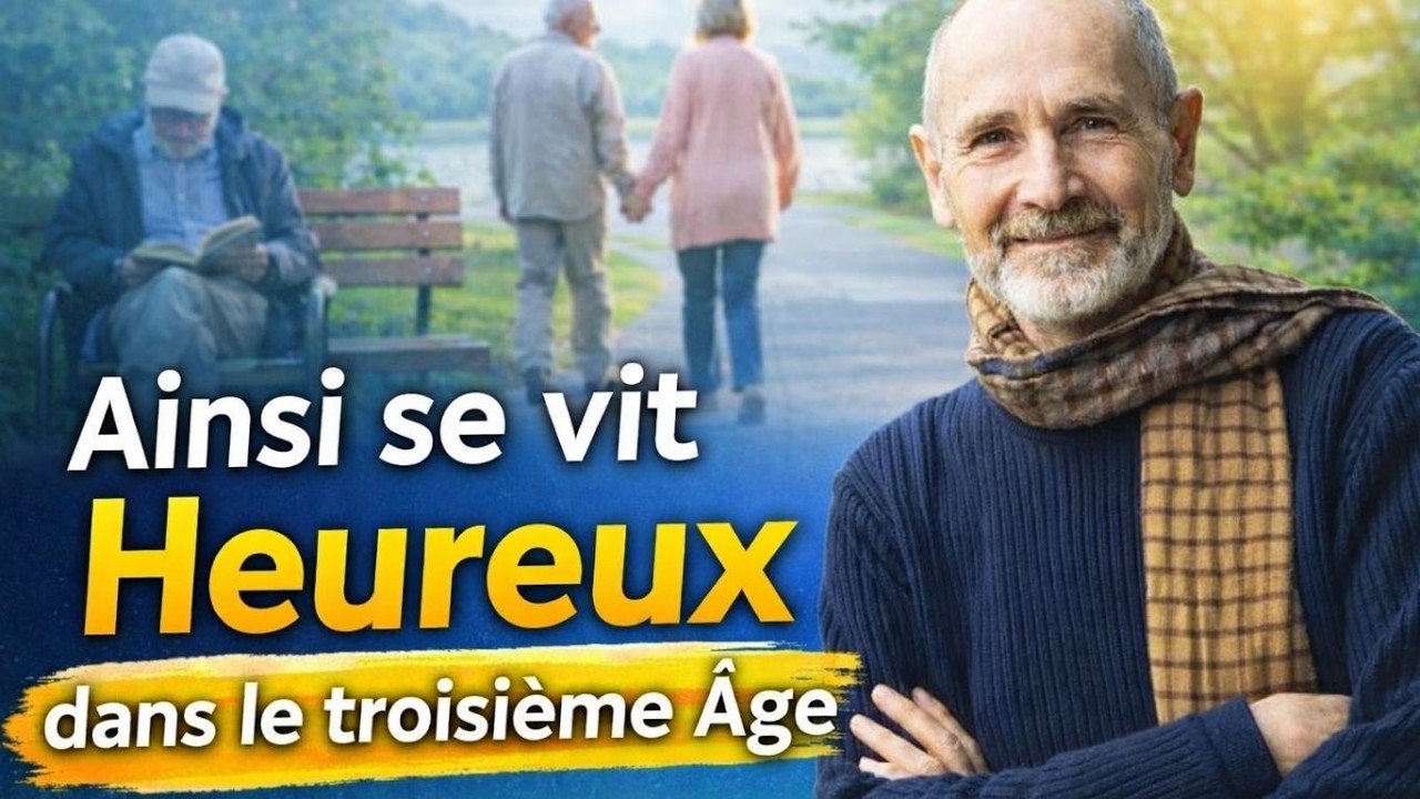 AINSI SE VIT HEUREUX DANS LE TROISIÈME ÂGE – UN DISCOURS PROFOND ET APAISANT