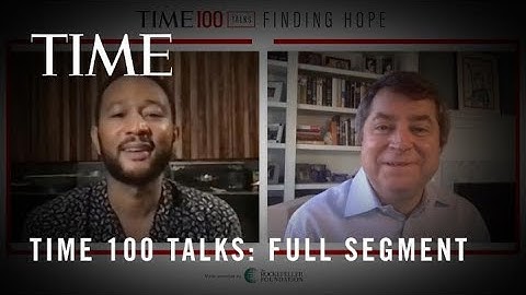 TIME100 Talks: Singer And Activist John Legend Discusses Criminal Justice Reform I TIME
