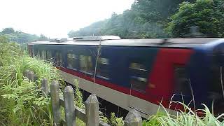 鹿島臨海鉄道 8000形気動車「鹿島神宮行き」大洗駅付近通過