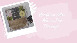 Rustic Elegance Wedding Mini Album