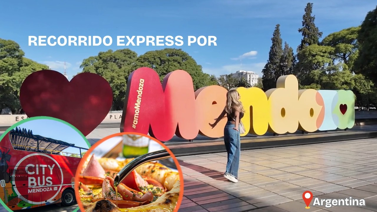MENDOZA, Recorrido Express por el Centro Histórico + La mejor Pizza Napolitana
