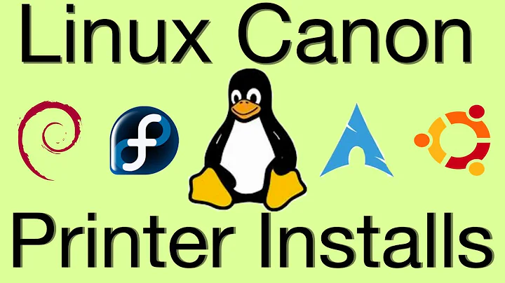 Linux Canon Printer Installation