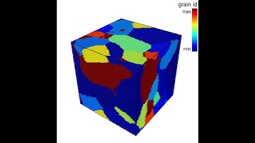 MD Grain Growth Simulation