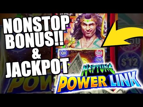 NEPTUNE POWER LINK WAS ON FIRE! BONUS AFTER BONUS & A JACKPOT HANDPAY! FULL OF ACTION