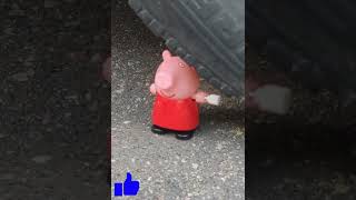 Experiment: Wheel Car VS Peppa Pig Toy Crushing Crunchy &amp; Soft Things by Car #experiments #peppapig