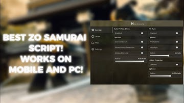 BEST ZO Samurai Script! | Works On Mobile And PC! | Auto Perfect Block, Kill Aura And More!