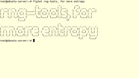 rng-tools, for more entropy