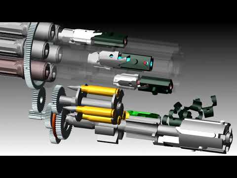 Video: Stoner 63: development. Tape-fed M96 and RobArm XCR