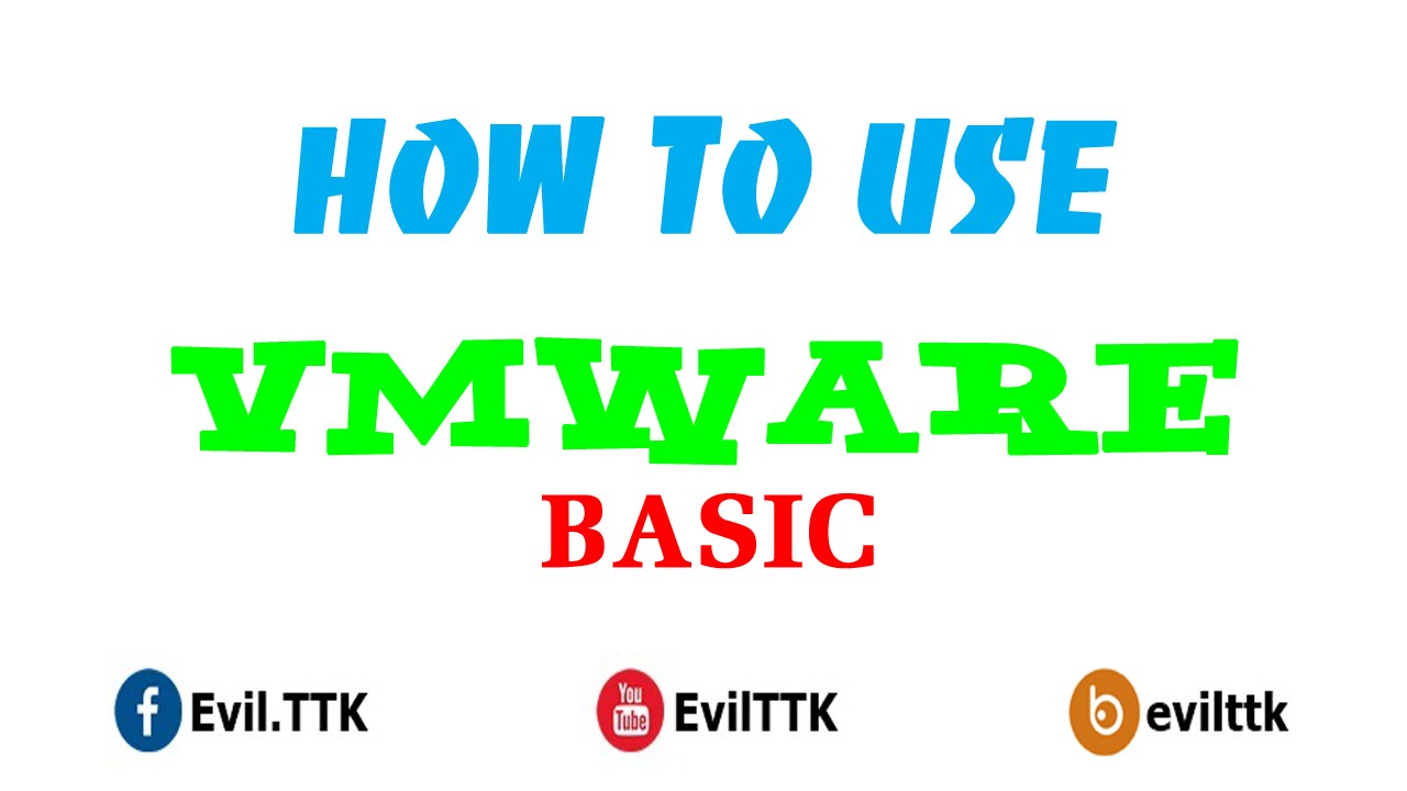 How to use VMware Workstation - Basic - YouTube