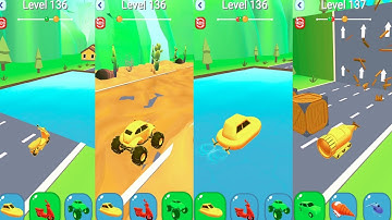 Shape shifting game shape shifting gameplay shape shifting funny gameplay shape shifting race game