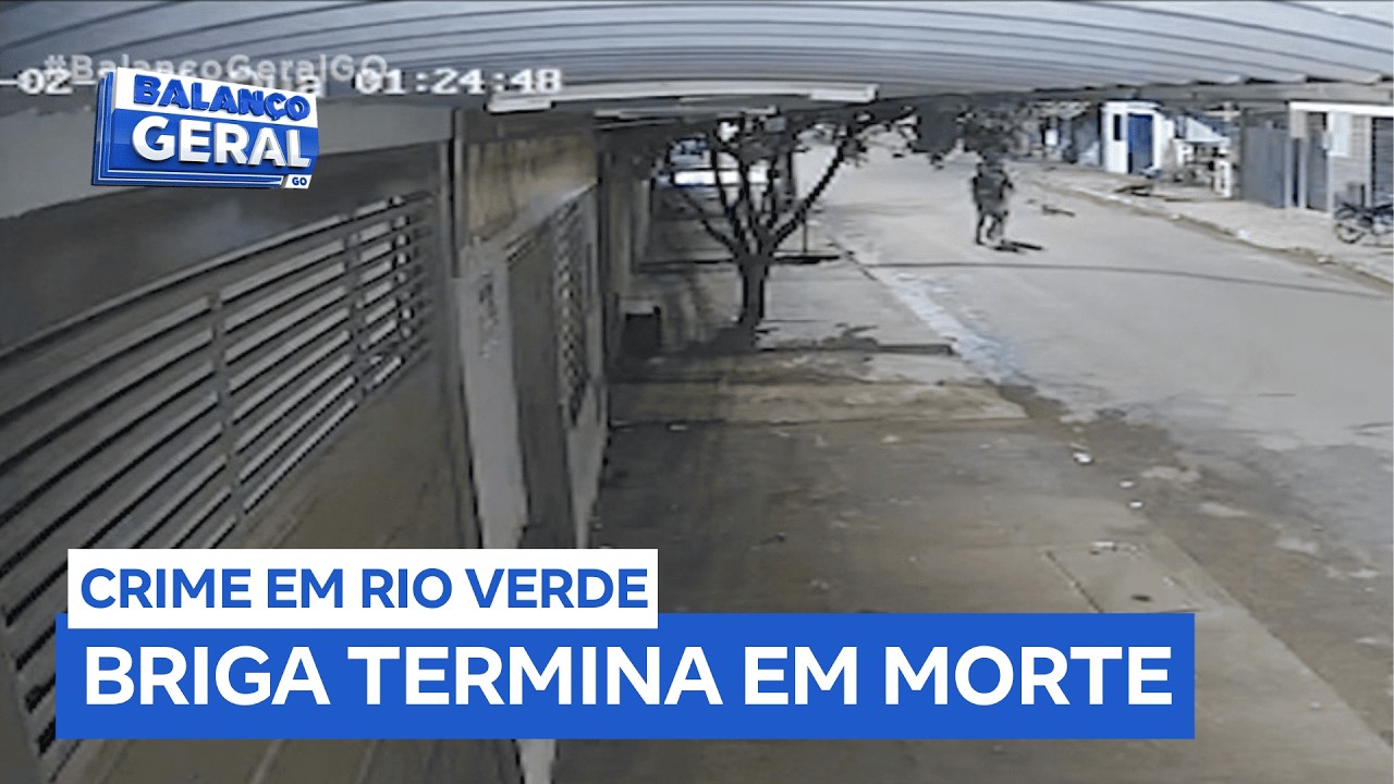 Briga no meio da rua termina com homem morto em Rio Verde (GO)