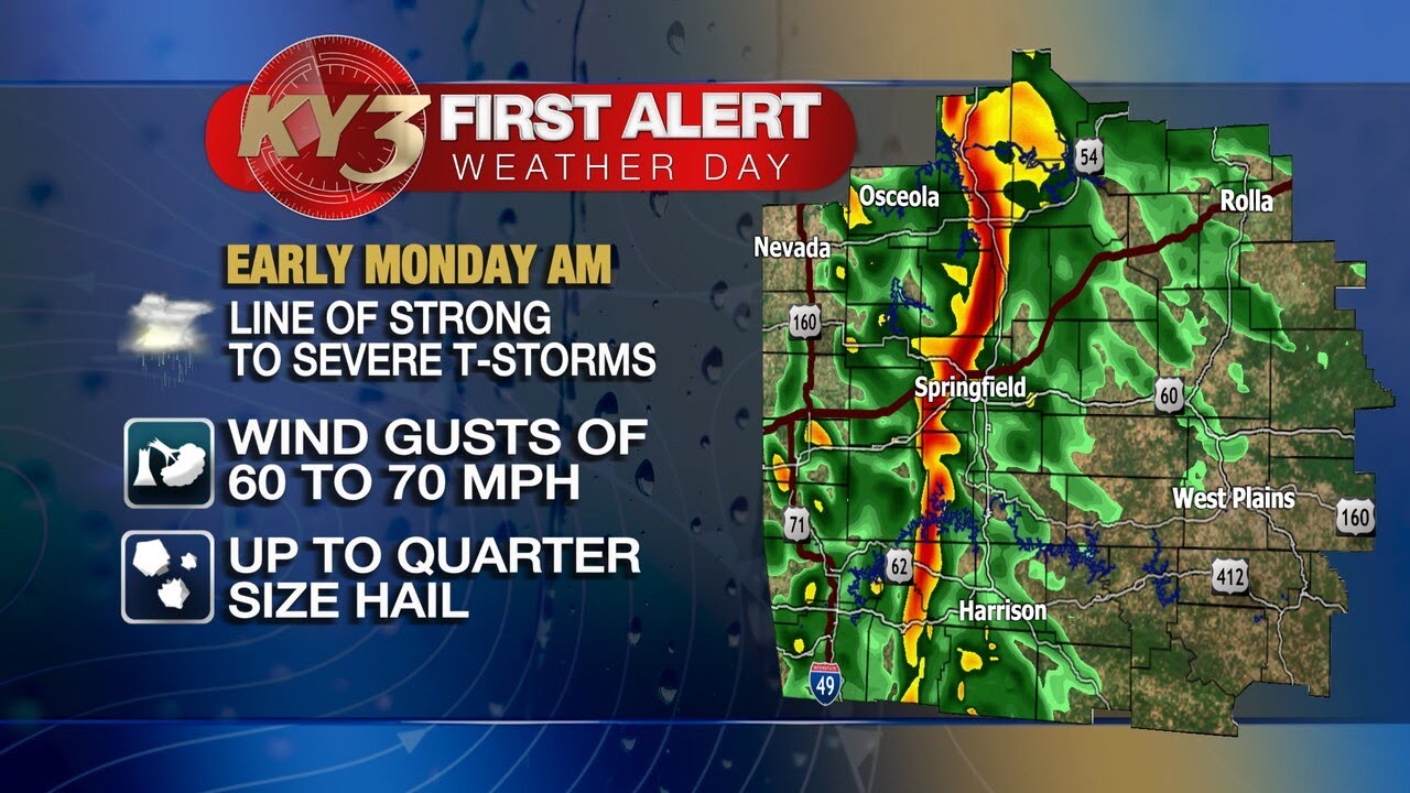 FIRST ALERT WEATHER: Strong to severe thunderstorms possible late ...