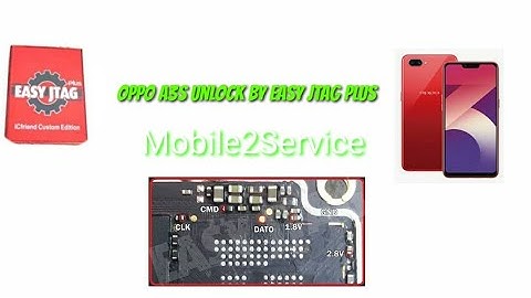 Oppo A3s Unlock By EasyJtag plus  via isp pinout