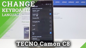 How to choose Keyboard Language Tecno Camon C8 - Set Up Keyboard Language
