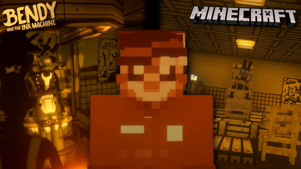 How I RECREATED Bendy And The Ink Machine in Minecraft - YouTube