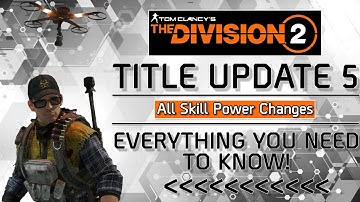 Title Update 5 PTS - Skill Power Buffs & Breaking News!