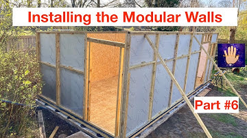 Installing the Modular Walls (Part #6 Modular Designed Workshop)