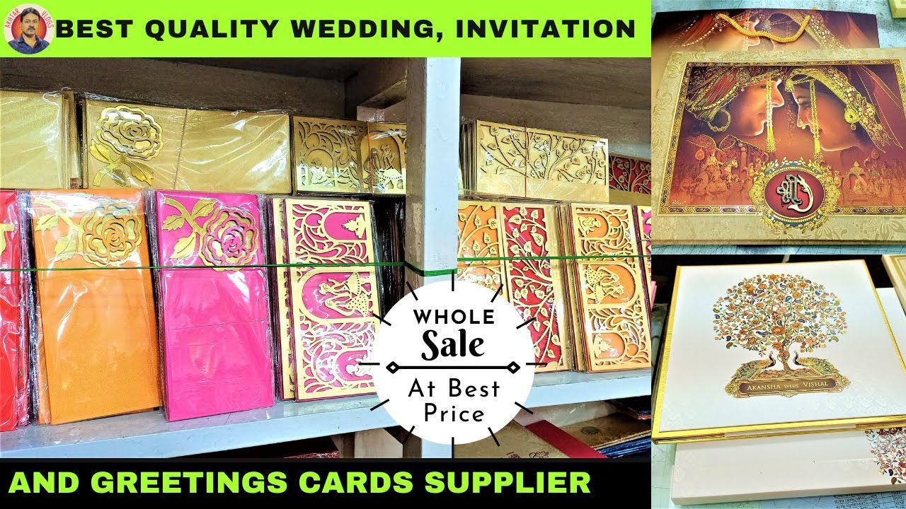 Best Quality Wedding Cards, Invitation Cards & Greeting Cards Manufacturer Wholeseller & Retailer