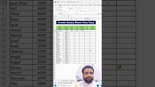 How to Create Salary Sheet in Excel | Easy Payroll System with Formulas | Excel Tutorial