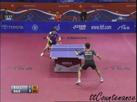 Qatar Open: Hao Shuai-Timo Boll