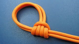 How to tie a simple but powerful double parallel loops knot. Very useful two loops rope knot.