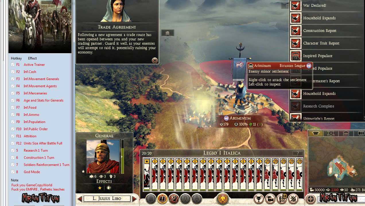 total war rome 2 cheats money