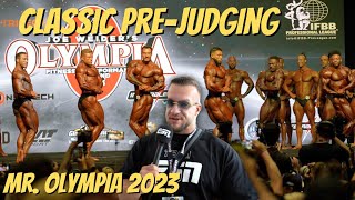 Thumbnail for Mr. Olympia 2023 Classic Pre-judging