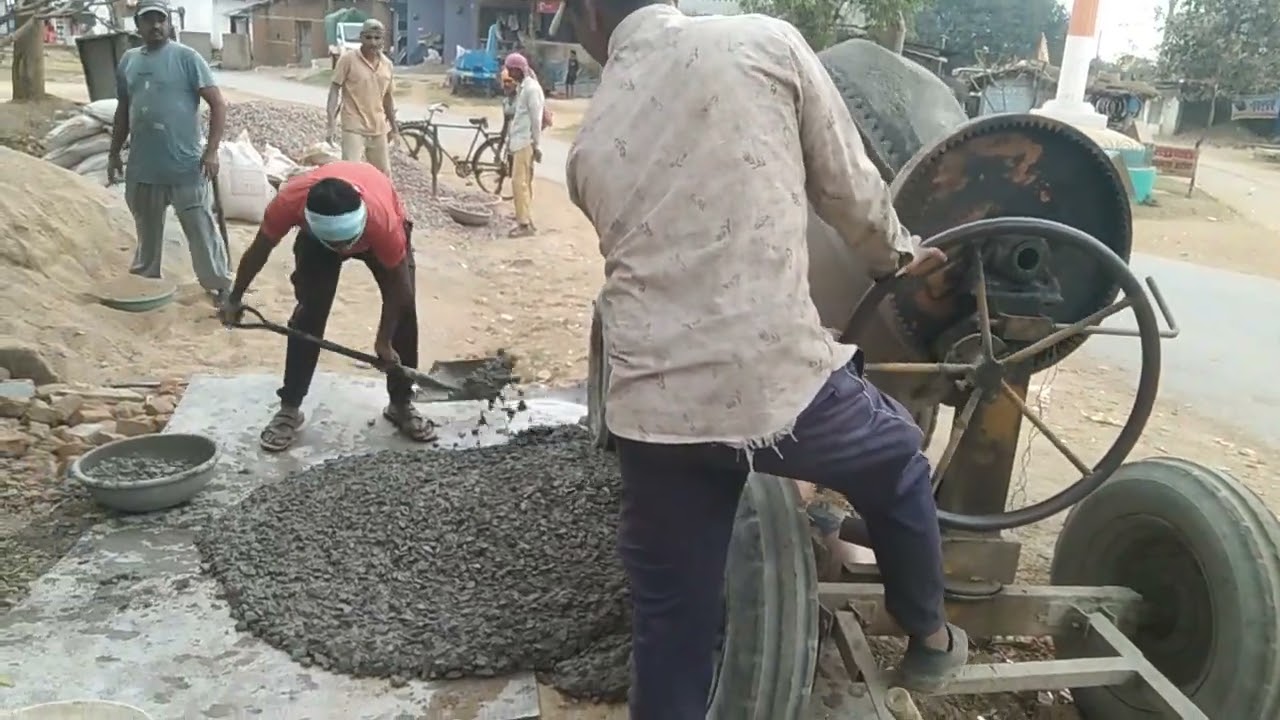 February 26, 2026 यात्री प्रतीक्षालय का छत ढलाई 🧑‍💼👸🏪