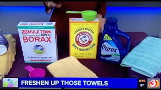 Taking care of your towels i am constantly being asked about keeping
clean and odor-free. here’s some tricks tips to keep them fresh
sme...