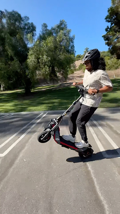 This Segway off-road scooter can wheelie & drift. 🔥