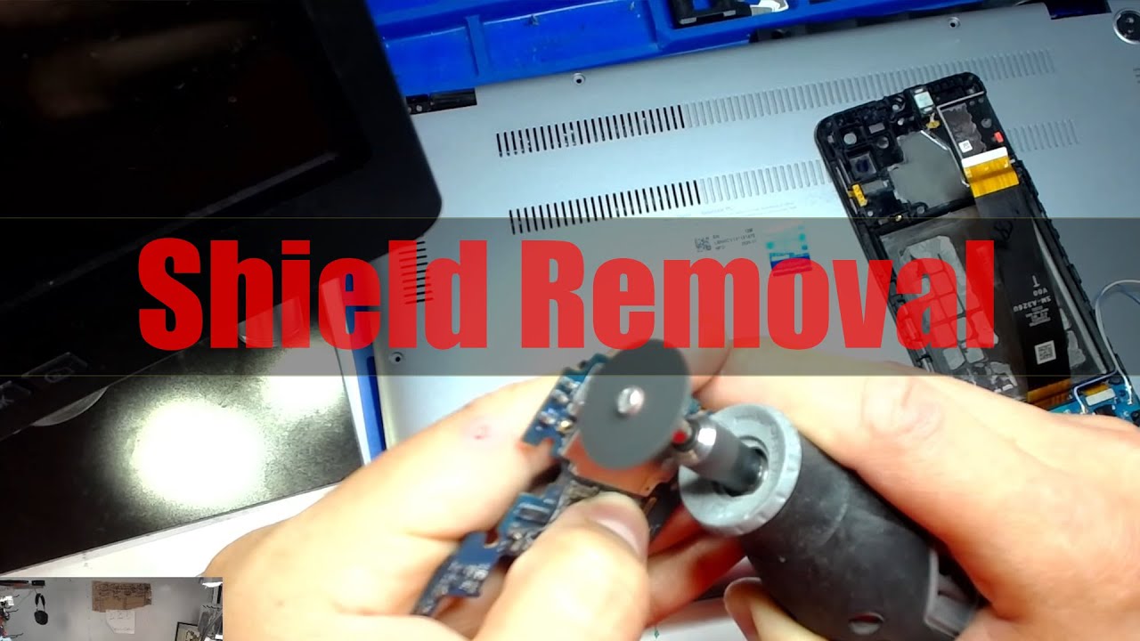 Microsoldering Removing metal Shields using a dremel YouTube