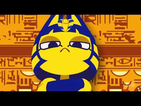 Ankha zone but I show what’s she’s doing.