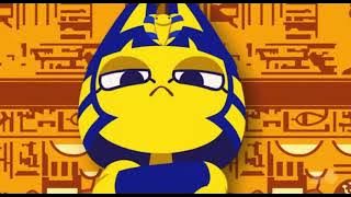 Ankha zone but I show what’s she’s doing.