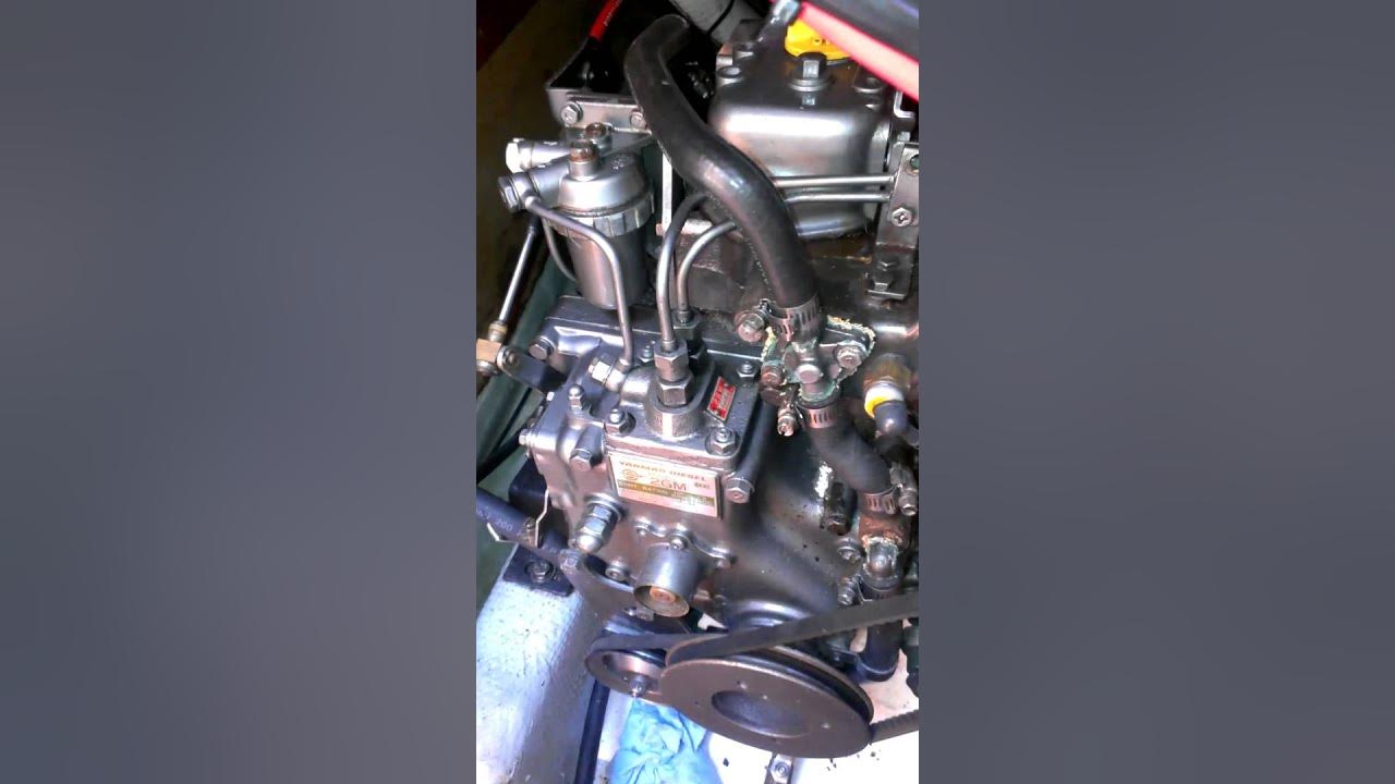 Bleeding air from Yanmar 2GM YouTube