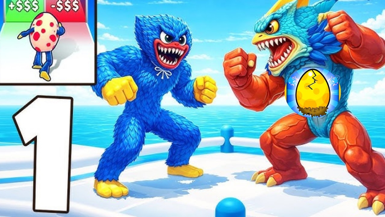 NOOB vs PRO vs HACKER in Monster Egg Game |mobile game walkthroughs | Best Games in 2026