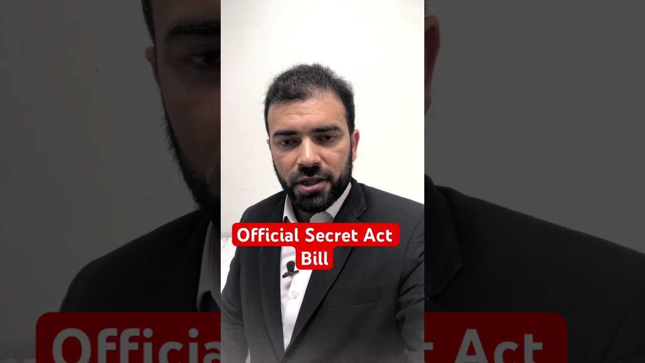 Official Secret Act Bill | Breaking News 