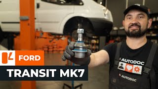 Hur byter man Torkarblad arm FORD TRANSIT MK-7 Box - online gratis video