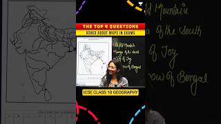 ICSE Class 10 Geography TOP 4 MAP QUESTIONS🔥by Supriya Ma'am  #icseclass10 #geography