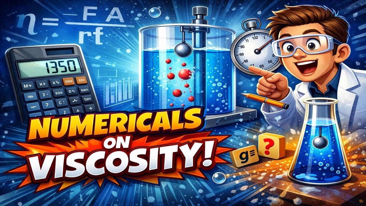 Calculate the viscous force acting on.... A horizontal force of 1 N is required to move.......