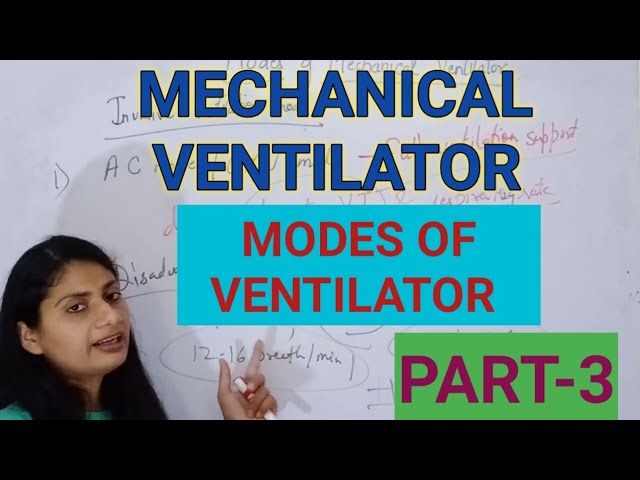 Modes of Mechanical Ventilators